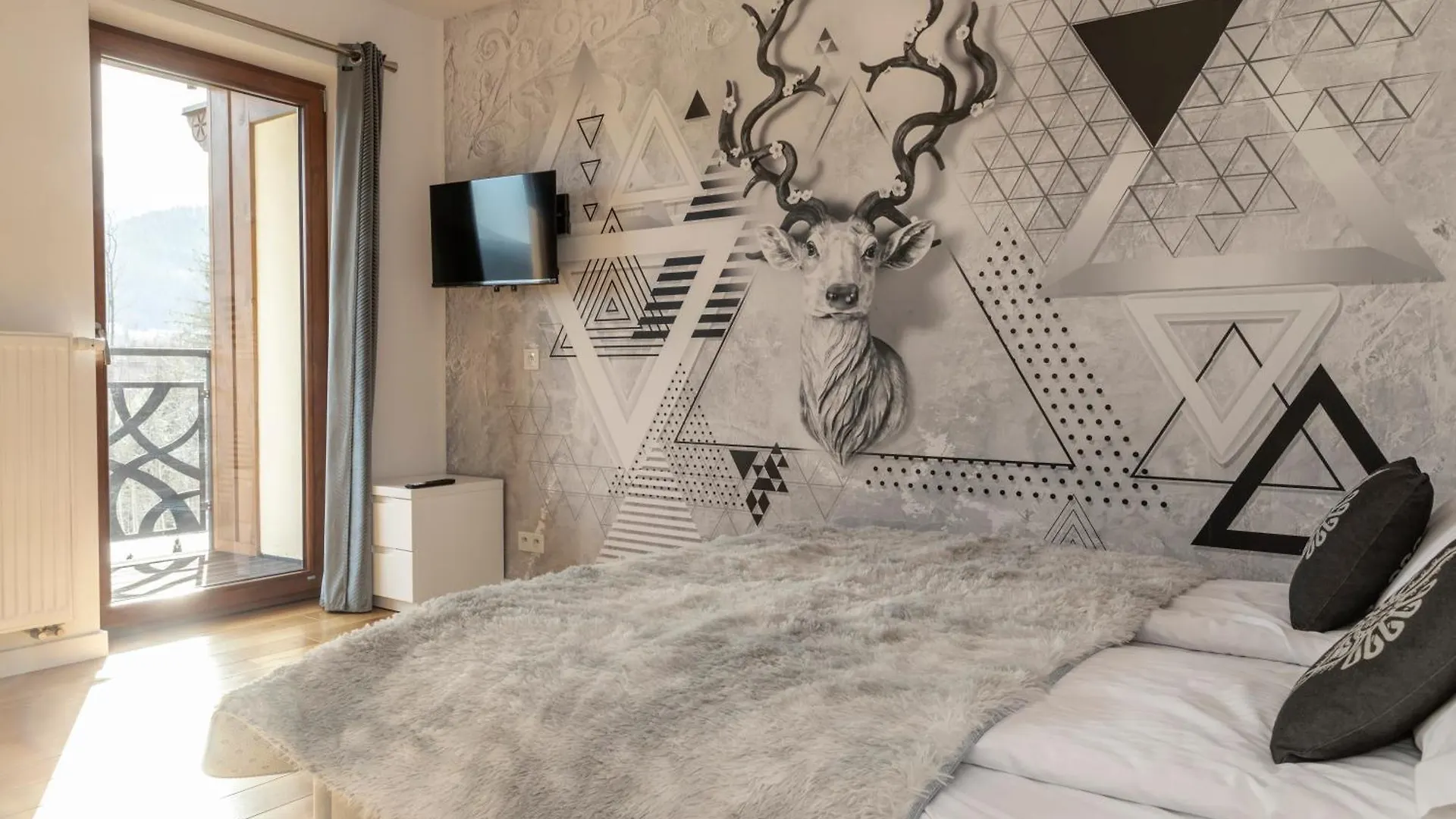公寓 Tatrytop Apartamenty Szymaszkowa Ski Premium 扎科帕内 波兰